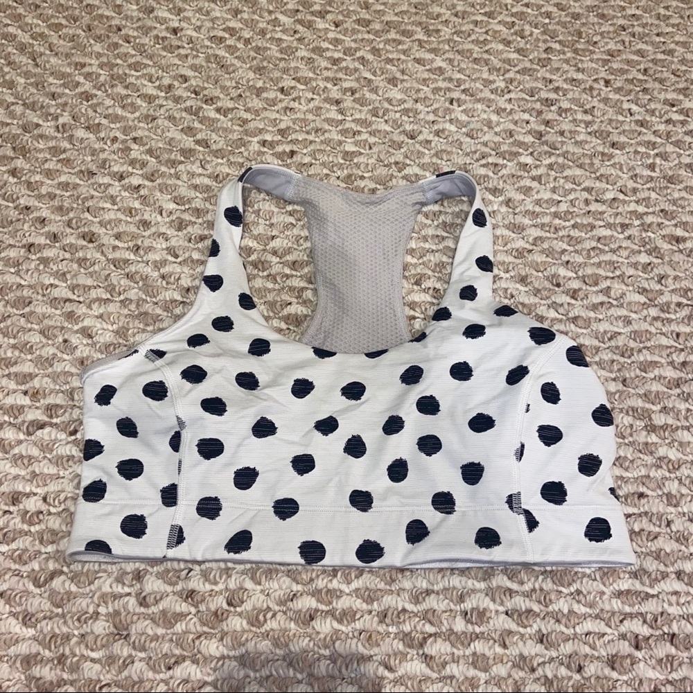 Outdoor Voices Doing Things Bra in cloud polka